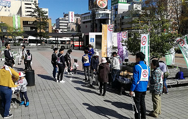 吸殻拾い活動 再開のお知らせと参加者募集 盛岡市医師会